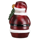 Santa With Tree Candle Light