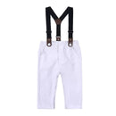 Children's Striped Shirt and Overall Set