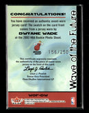 2003-04 Flair Wave of the Future Game Used Dwyane Wade #/250 #WOF-DW