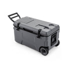 53 Quart Rolling Cooler with Wheels and Fish Ruler