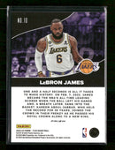 2022-23 Panini Flux Fluid Silver LeBron James #10