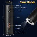 USB Rechargeable Pepper Mill – Adjustable Coarseness & LED Light