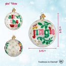 Jingle Round Ornament