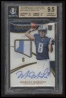 2015 Immaculate Acetate Rookie Patch Auto Marcus Mariota/8 9.5 BGS #164