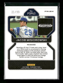 2022 Panini Prizm Draft Picks Red Donut Circles Jacob Misiorowski #/99 #PDP63