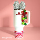 Christmas Cheer Bauble Charm - Tumbler Handle Charm