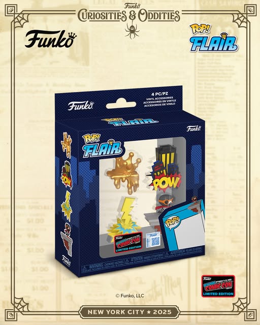 NYCC 2025 Official Convention Exclusive Bitty Pop Flair (Arrives October 2025)