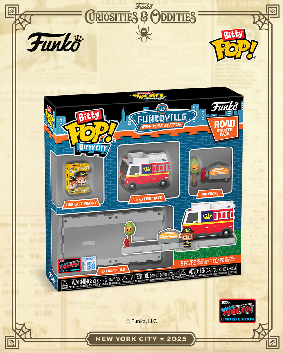NYCC 2025 Official Convention Exclusive Bitty Pop Bitty City Funkoville Road Starter Pack (Arrives October 2025)