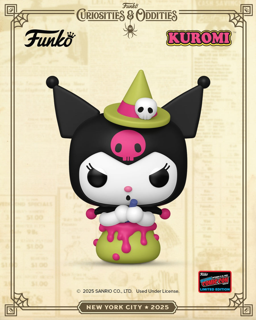 NYCC 2025 Official Convention Exclusive Hello Kitty & Friends Kuromi (Halloween) with Soft Protector (Arrives October 2025)
