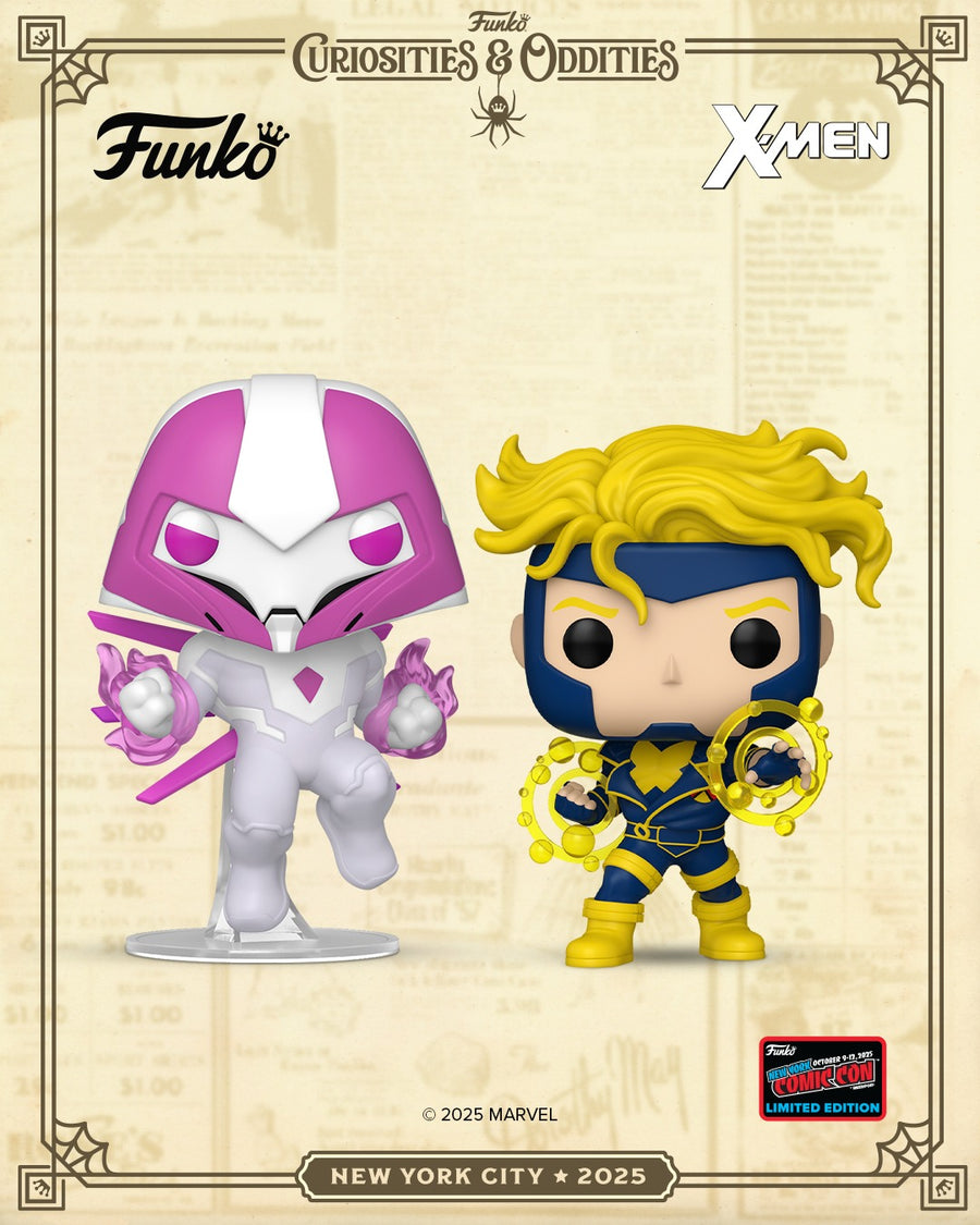 NYCC 2025 Official Convention Exclusive MARVEL X-Men Havok and Nimrod Set of 2 with Soft Protectors (Arrives October 2025)