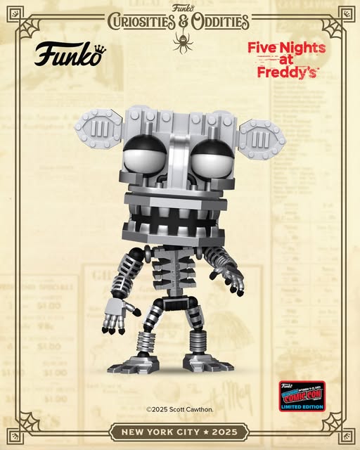 NYCC 2025 Official Convention Exclusive FNAF Endo-02 with Soft Protector (Arrives October 2025)
