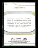 2025 Topps Chrome Disney Lord Grigon #135 Gold Wave Refractor /50