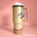 Iron Horseshoe Charm - Tumbler Handle Charm