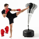 Height Adjustable Punching Bag with Stand for Teens & Adults