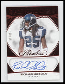 2025 Panini Flawless All-Pro Ink Ruby Richard Sherman #/15 Auto #API-RSN