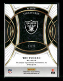 2024 Panini Select Signatures Tie-Dye Prizm Tre Tucker #/25 Auto #SP-TTR