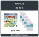 "Unfair" Board Game Compatible Sleeve Bundle (8810 X 4)