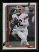 2025 Topps Chrome Refractor Shedeur Sanders Rookie #315