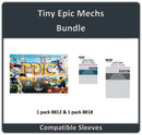 "Tiny Epic Mechs" Compatible Sleeve Bundle (8812 X 1 + 8818 X 1)