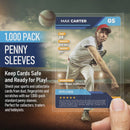 1000 Pack Standard Size Penny Sleeves