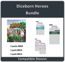 "Diceborn Heroes" Compatible Card Sleeve Bundle (8803 X 2 + 8810 X 1 + 8814 X 1)