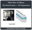 "This War of Mine" The Board Game" + All Expansions Compatible Sleeve Bundle (8810 X 5)
