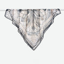 Versatile Printed Thin Square Scarf