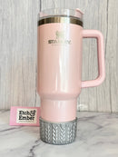 Silver Metallic MACRAME Tumbler Boot