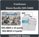 "Frosthaven" Compatible Sleeve Bundle (8803 X 14, 8810 X 9)