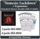 "Nemesis: Lockdown" + Expansions Compatible Sleeve Bundle (8803 X 2, 8810 X 6)
