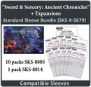 "Sword & Sorcery: Ancient Chronicles" + Expansions Compatible Sleeve Bundle (8803 X 10 + 8814 X 1)