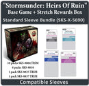 "Stormsunder: Heirs Of Ruin" Base Game + Stretch Rewards Box Sleeve Bundle (8804 x 10 -TRIM + 8810 x 6 + 8835 x 1 TRIM + 8837 x 1 -TRIM)