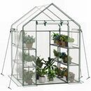 Walk-In Greenhouse 56x56x77 Inch with Observation Windows