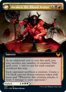 Extus, Oriq Overlord // Awaken the Blood Avatar (STX-323) - Strixhaven: School of Mages: (Extended Art)