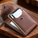 ID Card Holder Storage Pouch Portable 2-in-1 Card Case And Protective Cover