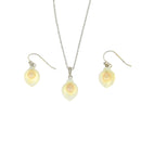 Natural FW Pearl Jewelry sets Sterling Silver