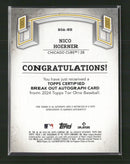 2024 Topps Tier One Break Out Auto Gold Foil Nico Hoerner #BOA-NH