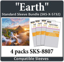 "Earth" Compatible Card Sleeve Bundle (8807 x 4)