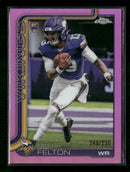 2025 Topps Chrome Pink Refractor Tai Felton Rookie #/250 #395