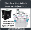 "Black Rose Wars: Rebirth" Compatible Card Sleeve Bundle (8803 x 2 + 8810 x 3 + 8814 x 1)