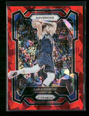2023-24 Panini Prizm Prizms Red Ice Luka Doncic #110