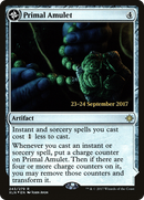 Primal Amulet // Primal Wellspring (PRE-243S) - Ixalan Promos: (compasslanddfc) Foil