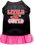 Pet Dog & Cat Screen Printed Dress "Little Cupid"