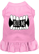 Pet Dog & Cat Dress Screen Printed, "Bite Me"