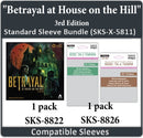 "Betrayal at House on the Hill" 3rd Edition Compatible Sleeve Bundle (8822 x 1, 8826 x 1)