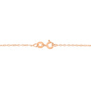AGS Certified 10K Rose Gold 1/5 Cttw Bezel Set Round Diamond Solitaire 16-18" Adjustable Pendant Necklace (H-I Color, VS1-VS2 Clarity)