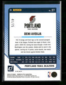 2024-25 Donruss Optic Electricity International Deni Avdija #/75 #27