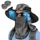 Solar Fan Hat with UPF50+ Sun Protection & Neck Flap