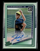 2025 Donruss Rated Prospects Optic Signatures Jacob Misiorowski Auto #128