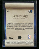 2025-26 Topps Holiday Making The Nice List Cooper Flagg #ML-1